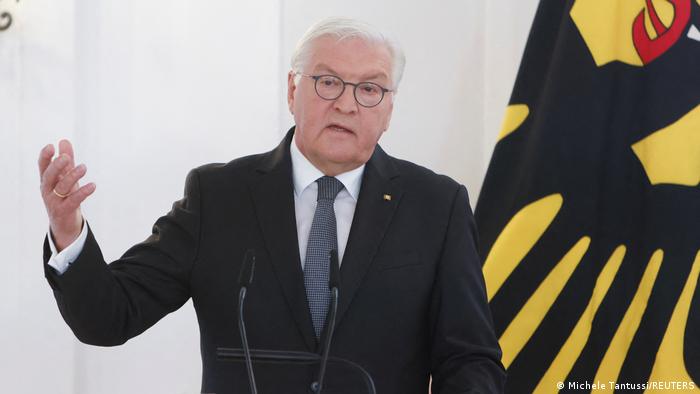 Frank Walter Steinmeier, durante su discurso a la nación. Foto: DW