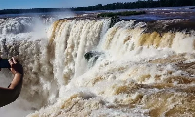 Parque Nacional Yguazu cerró el acceso a Garganta del Diablo. Foto: Clarín.