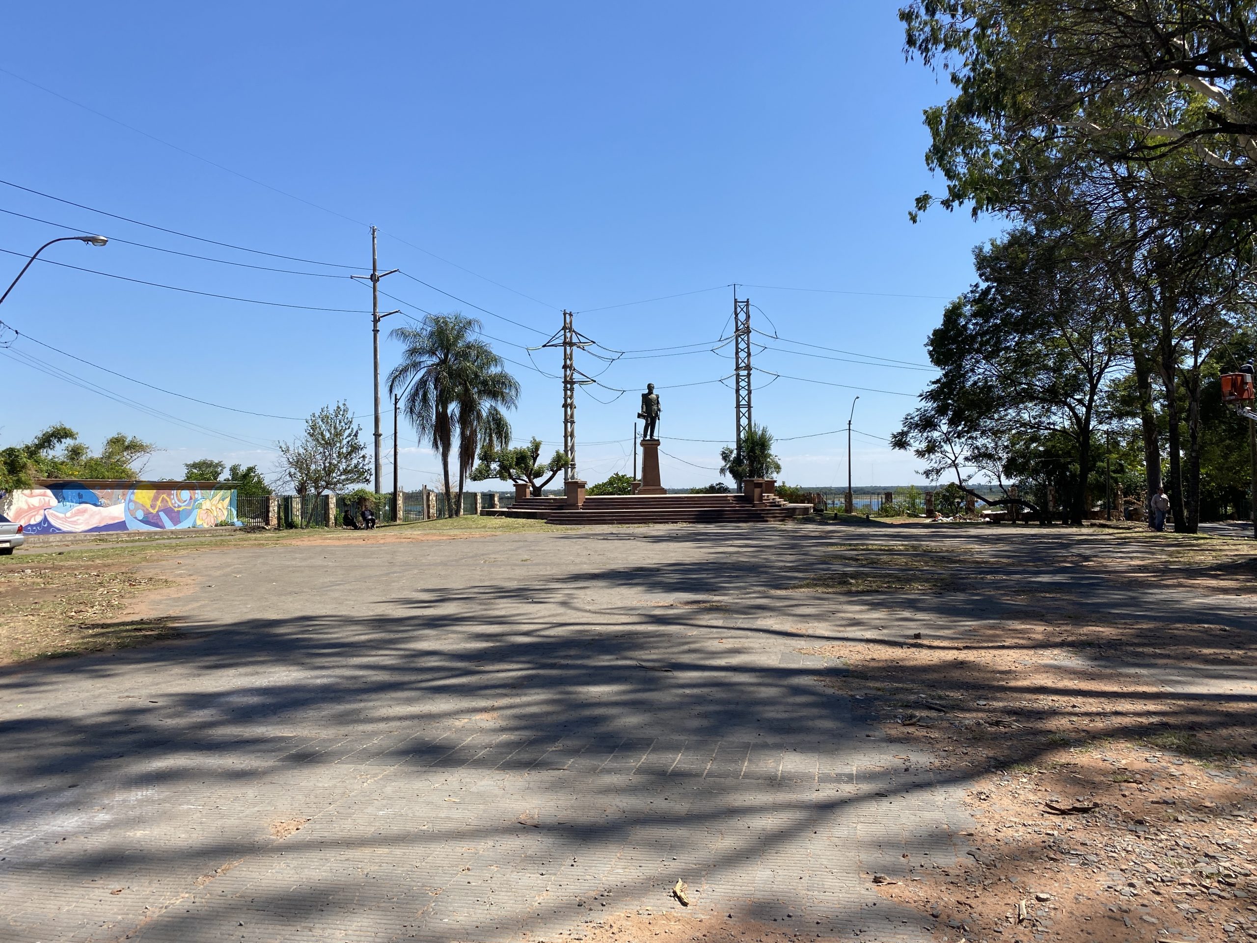 Situación actual del Parque Caballero. Foto: Asunción+B