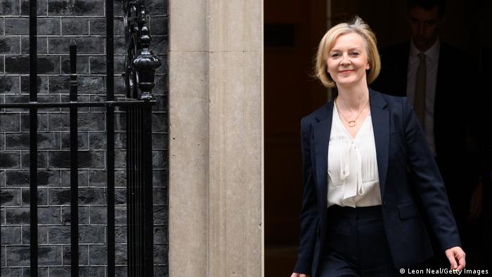 La primera ministra británica Liz Truss. Foto: DW