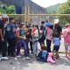 Imagen de las largas filas de migrantes en Tapachula. Foto: Infobae