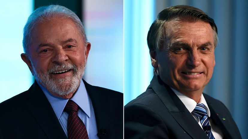 El expresidente Lula da Silva y el actual mandatario Jair Bolsonaro se disputan la presidencia de Brasil, como resultado del balotaje. Foto: DW
