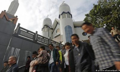 Salida de misa en Siqi, en la provincia de Fujian, en una imagen de archivo. Foto: DW