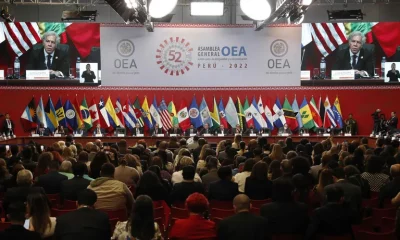 Última Asamblea General de la OEA en Lima, Perú . Foto: Infobae