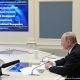 Vladimir Putin, supervisa ejercicios militares de disuasión nuclear por videoconferencia, según el Kremlin. Foto: DW.