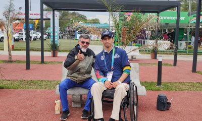 Fernando Manuel Garay participa también de la fiesta deportiva de los Juegos Suramericanos Odesur. Foto: Gentileza