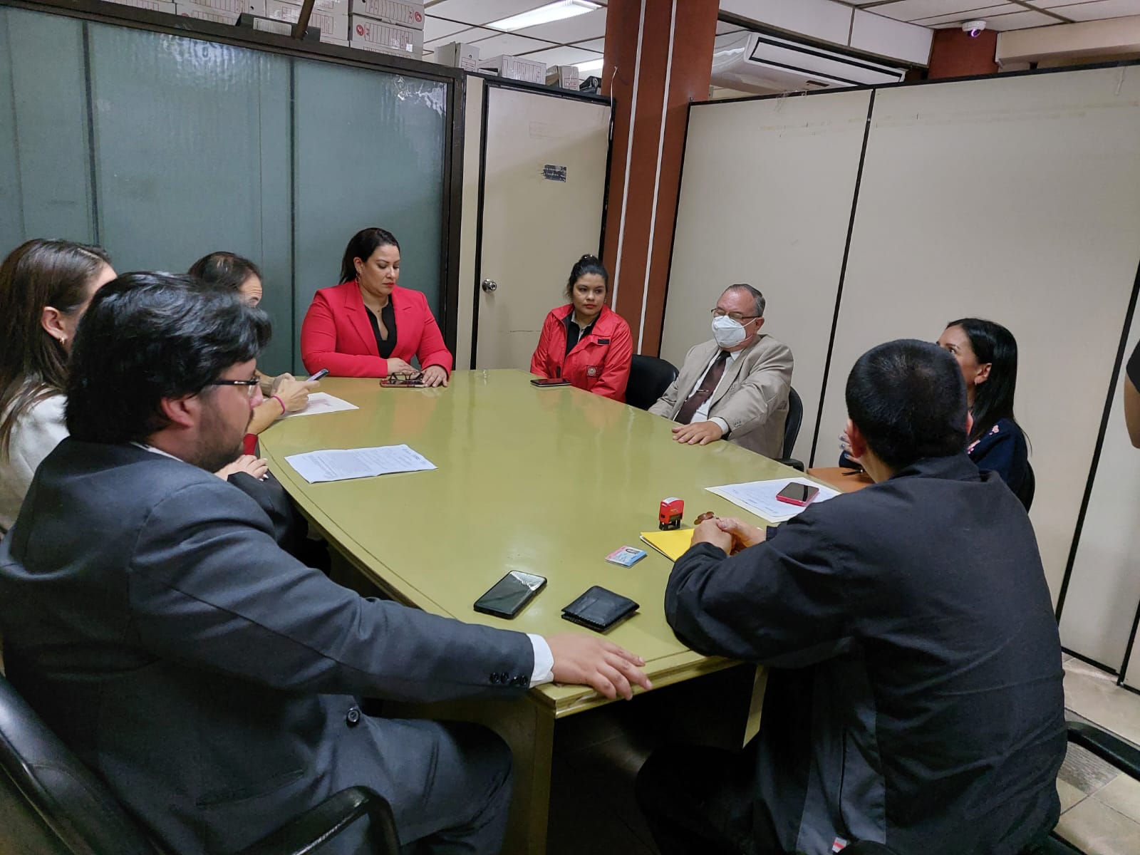 La audiencia de mediación fue en las oficinas del MTESS. Foto: MTESS