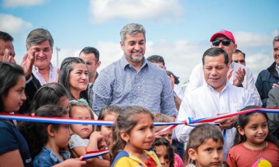 Inauguración de electrificación en Minga Guazú. Foto: Gentileza