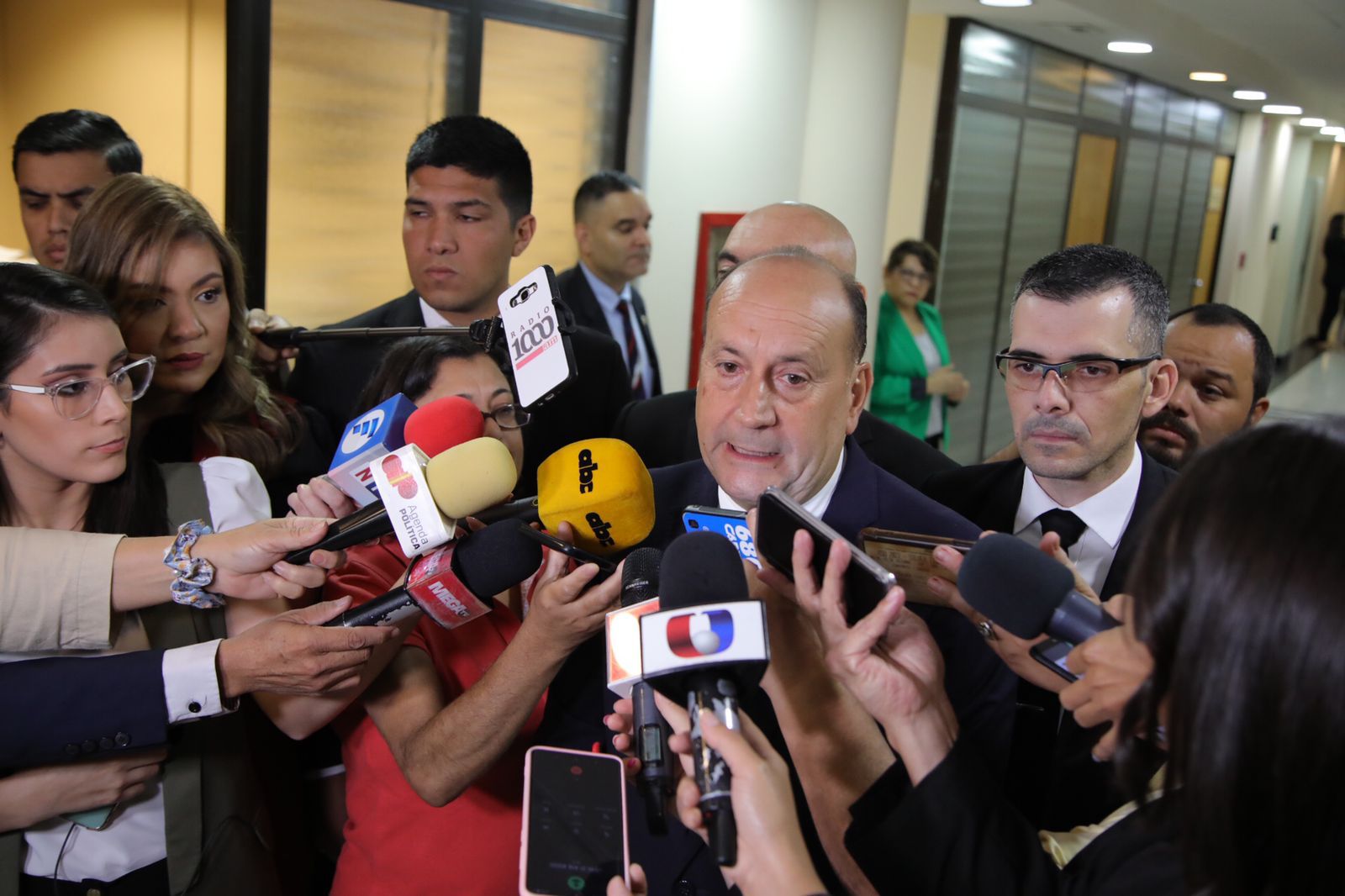 Presidente del Congreso, Óscar Salomón. Foto: Gentileza