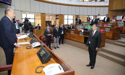 Édgar Olmedo juró como representante del Consejo de la Magistratura. Foto: Gentileza