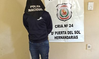 Adolescente estaría implicado en homicidio de un hombre en Hernandarias. Gentileza