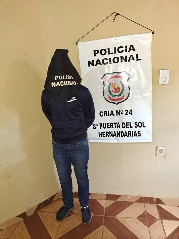 Adolescente estaría implicado en homicidio de un hombre en Hernandarias. Gentileza