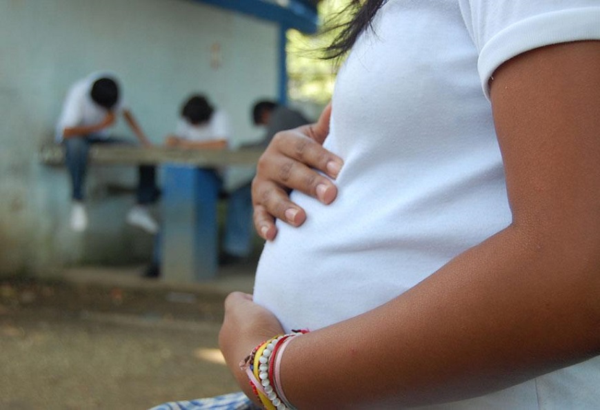 Embarazo adolescente. Imagen de referencia.