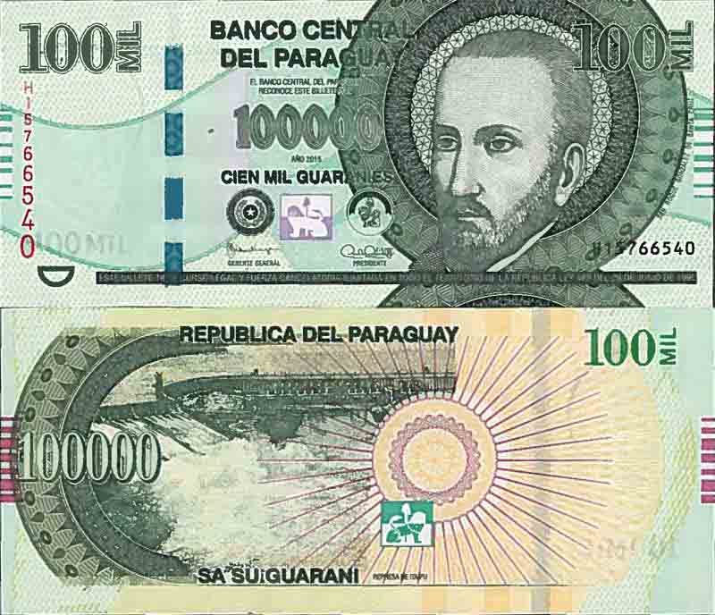Los billetes de G. 100 mil serían los más largos desde el 2023. Foto: @lamaisonducollectionneur.fr
