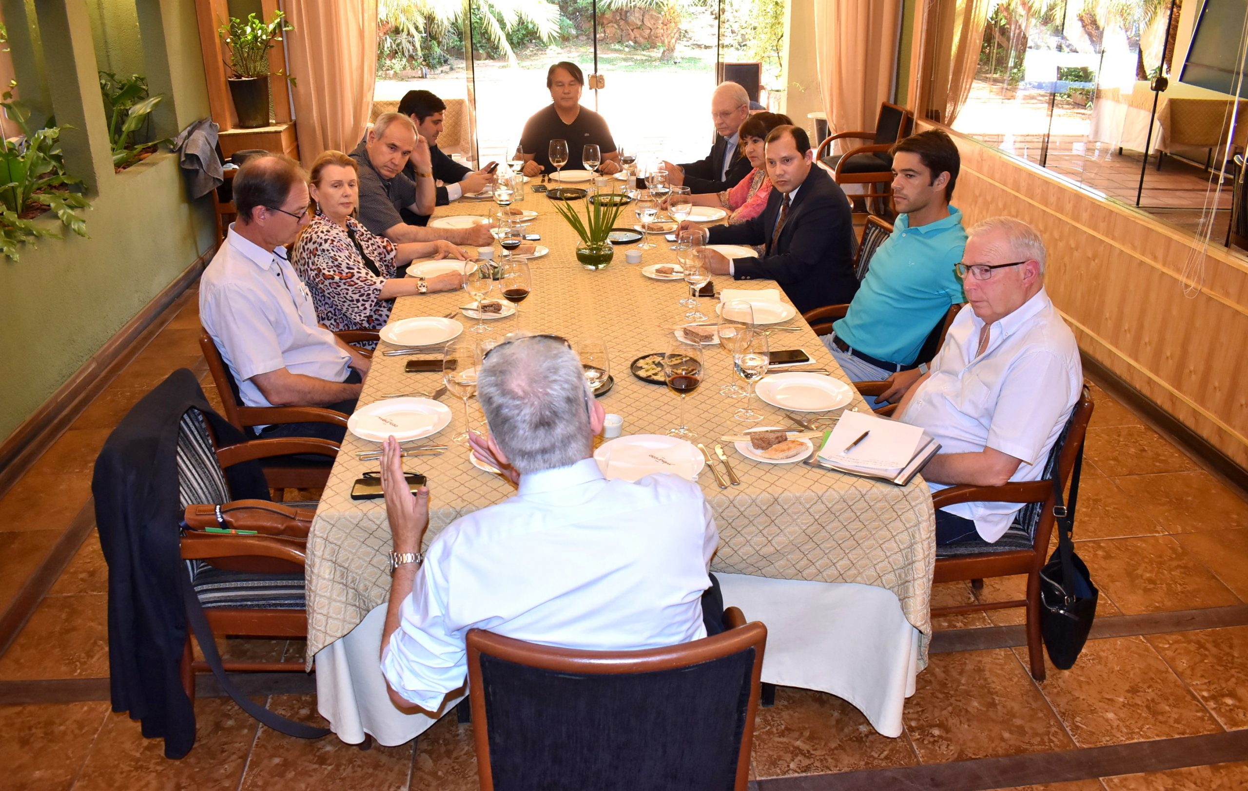 Reunión se llevó a cabo en el Restaurante Mburicaó de Asunción. Gentileza