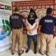 Su detención fue realizada en la sede del Departamento de Identificaciones de la Policía Nacional, Regional Ciudad del Este, Departamento de Alto Paraná. (Gentileza)
