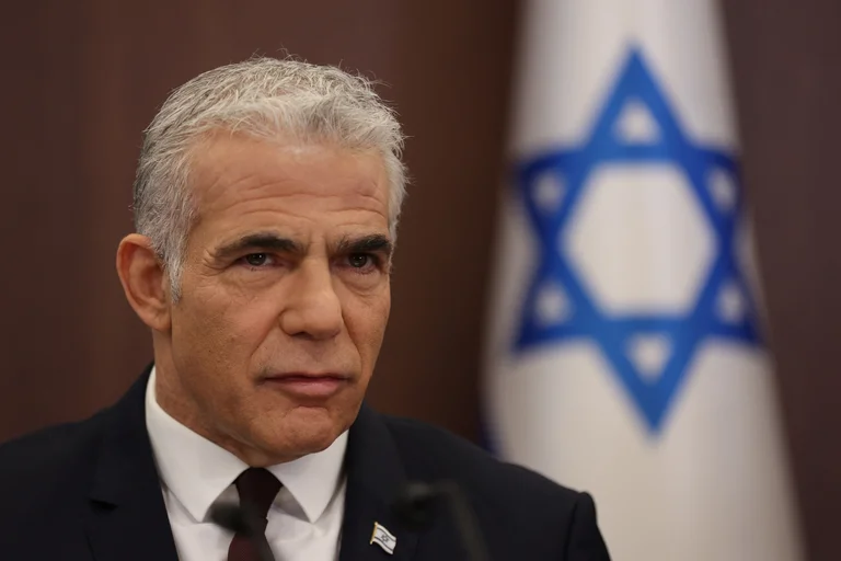 El primer ministro israelí, Yair Lapid. Foto: Infobae