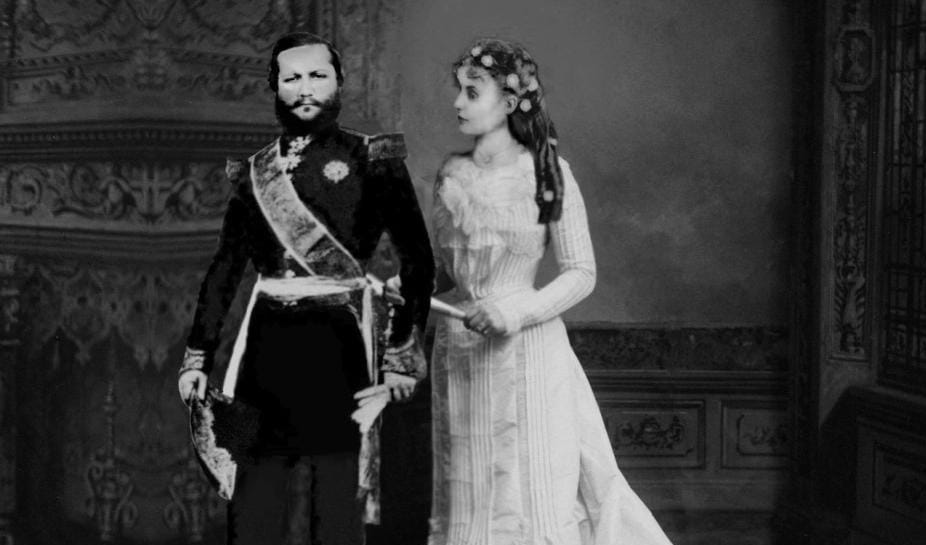 Francisco Solano López y Madame Lynch. Cortesía