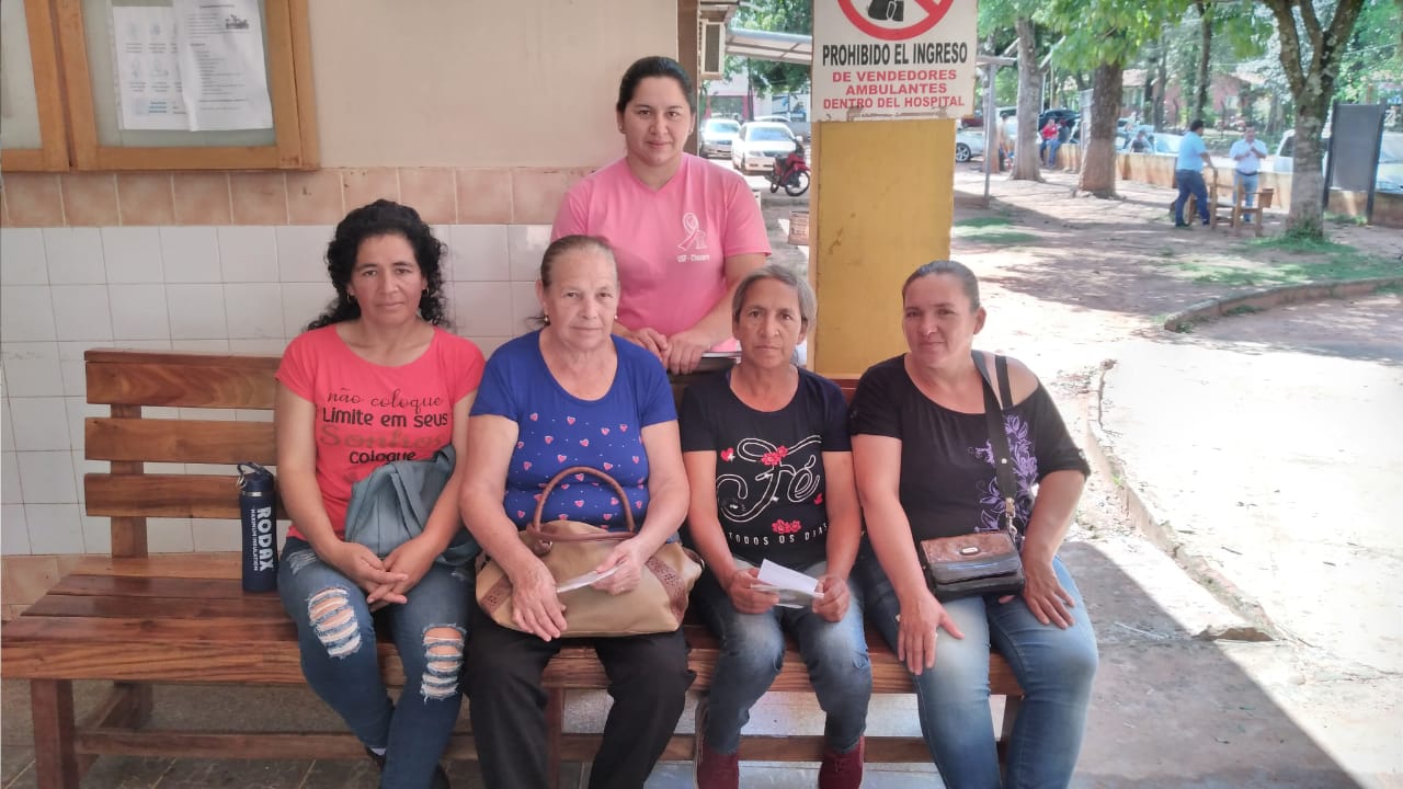 Mujeres de Chacoré, Caaguazú, recibieron atención en el marco de Octubre Rosa. Gentileza