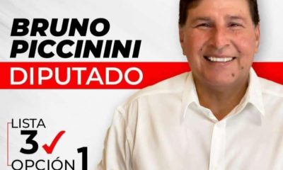 Precandidato a diputado Bruno Piccinini. Foto: Flyer