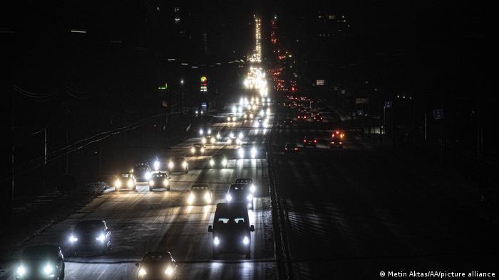 El suministro de electricidad en Kiev también ha sufrido una caída. Foto: DW