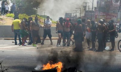 Protesta en Santa Cruz. Foto: Infobae.