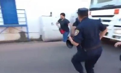 Captura de video del momento en que se produjo el incidente.