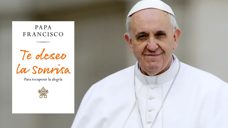 En "Te deseo la sonrisa", el último libro del papa Francisco. Foto: Infobae