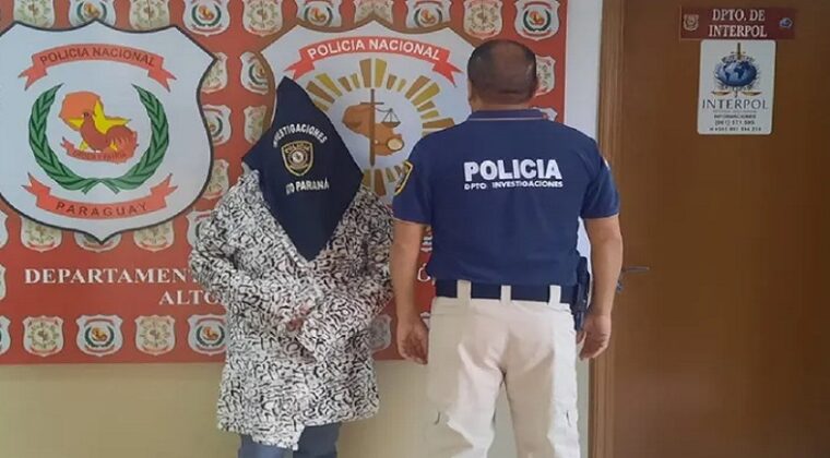 La mujer quedó detenida. Foto: Gentileza.