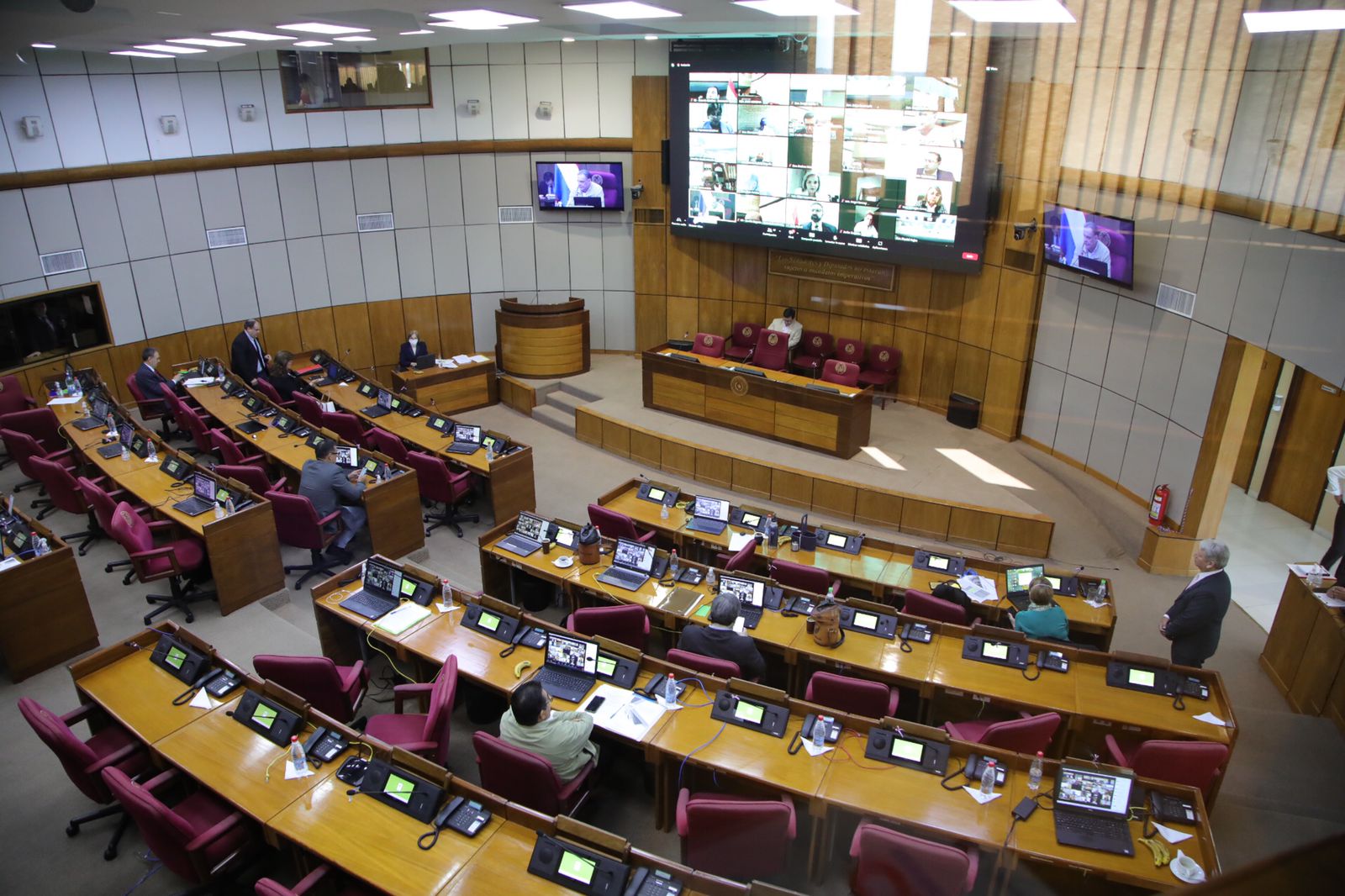 Sesión de la Cámara de Senadores. Foto: Archivo.