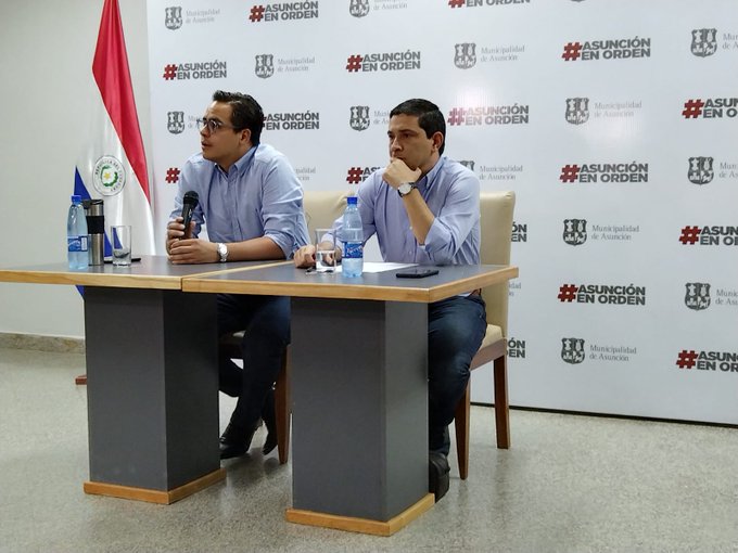 Federico Mora y Juan Villalba en conferencia de prensa. Foto: @UNO650AM