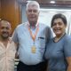 Victor Sanabria junto con Arnoldo Wiens y la senadora Blanca Ovelar. Foto: Gentileza