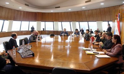 Comisión se reunió hoy con el intendente investigado Gustavo Rodríguez. Foto: Diputados