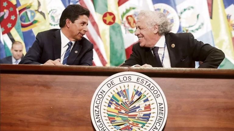Misión de la OEA llegó al Perú a pedido del presidente Pedro Castillo. Foto: Infobae