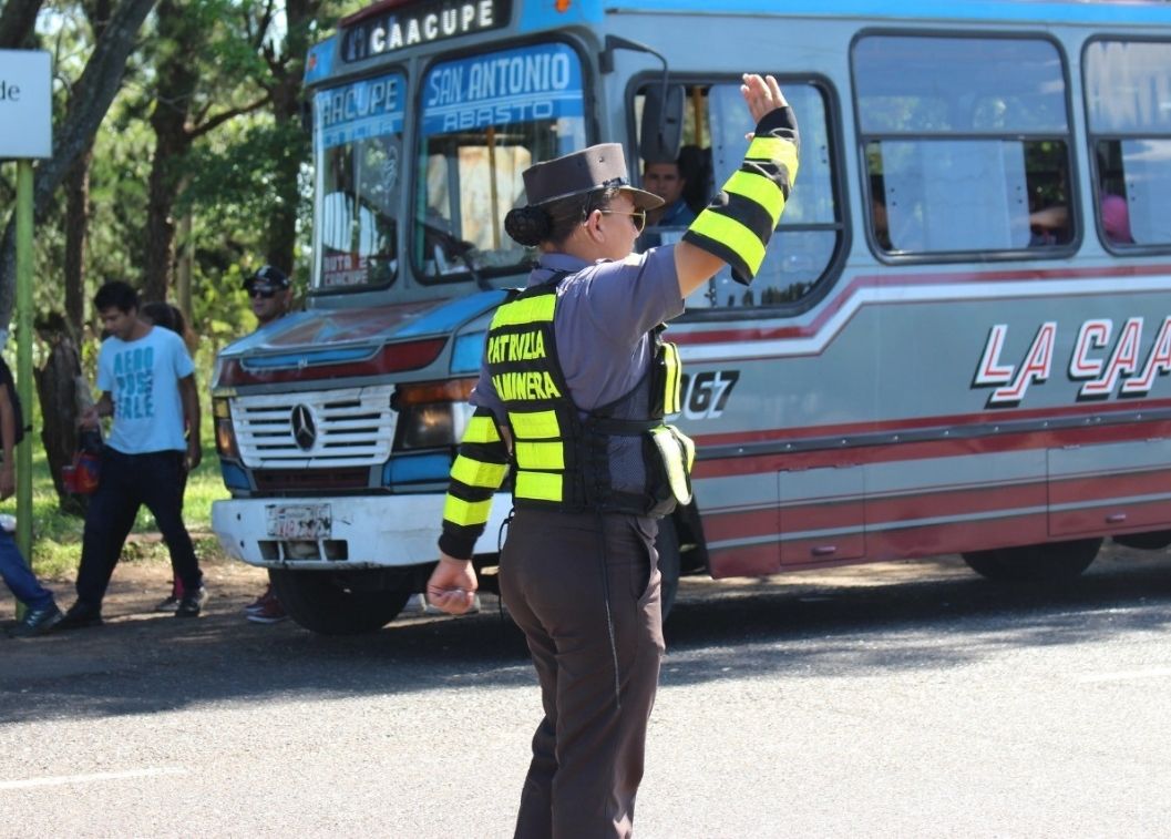 Patrulla Caminera durante el Operativo Verano. Foto: MOPC