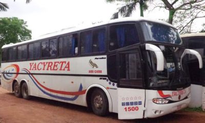 Empresa de transporte terrestre Yacyreta. Gentileza