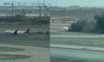 Tragedia en aeropuerto de Lima, Perú. Foto: Captura de video.