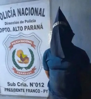 Fidelino Escalada fue detenido por agentes policiales. Foto: Policía Nacional.