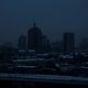 Kiev, durante el apagón provocado por los bombardeos rusos contra infraestructuras críticas el pasado miércoles. Foto: DW.