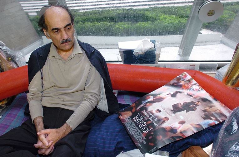 Mehran Karimi Nasseri, el refugiado iraní que vivió por 18 años en un aeropuerto. Foto: Infoabe