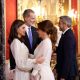 Abdo Benítez y la primera dama fueron recibidos en el Palacio Real. Foto: Agencia IP