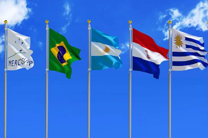 Países integrantes del Mercosur. Foto: Gentileza