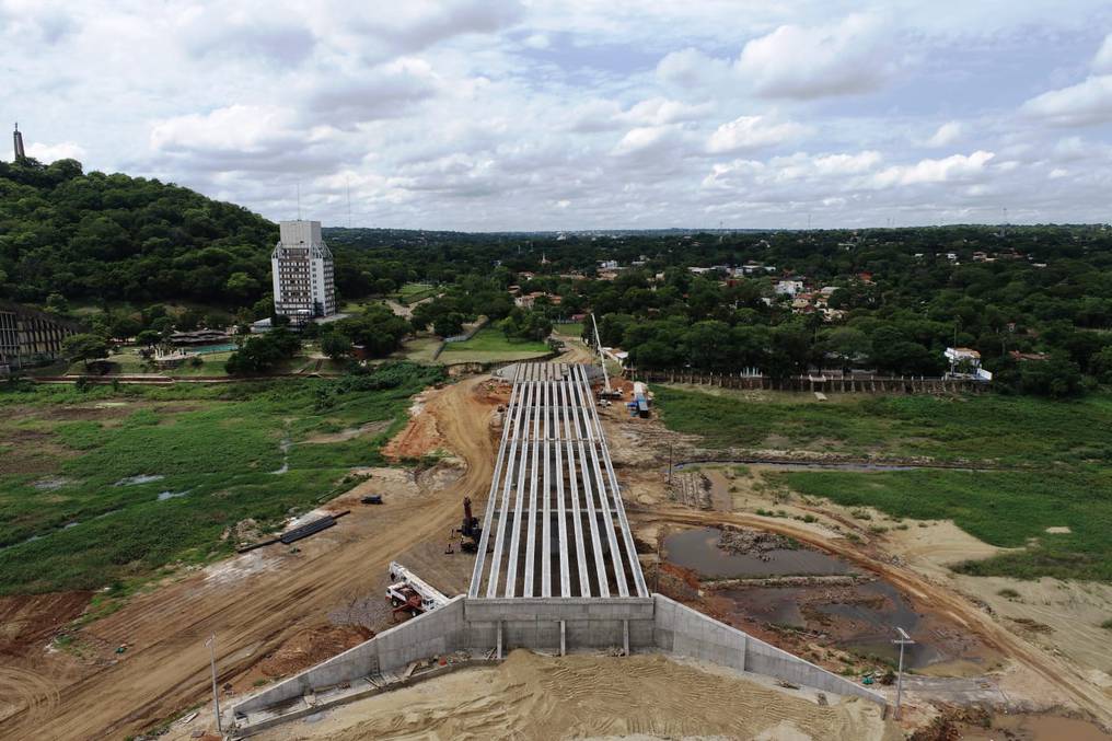 Obras de la Costanera Sur muestran gran avance. Foto: Gentileza.