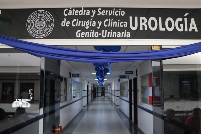 Área de Urología en el Hospital de Clínicas. Foto: Gentileza.