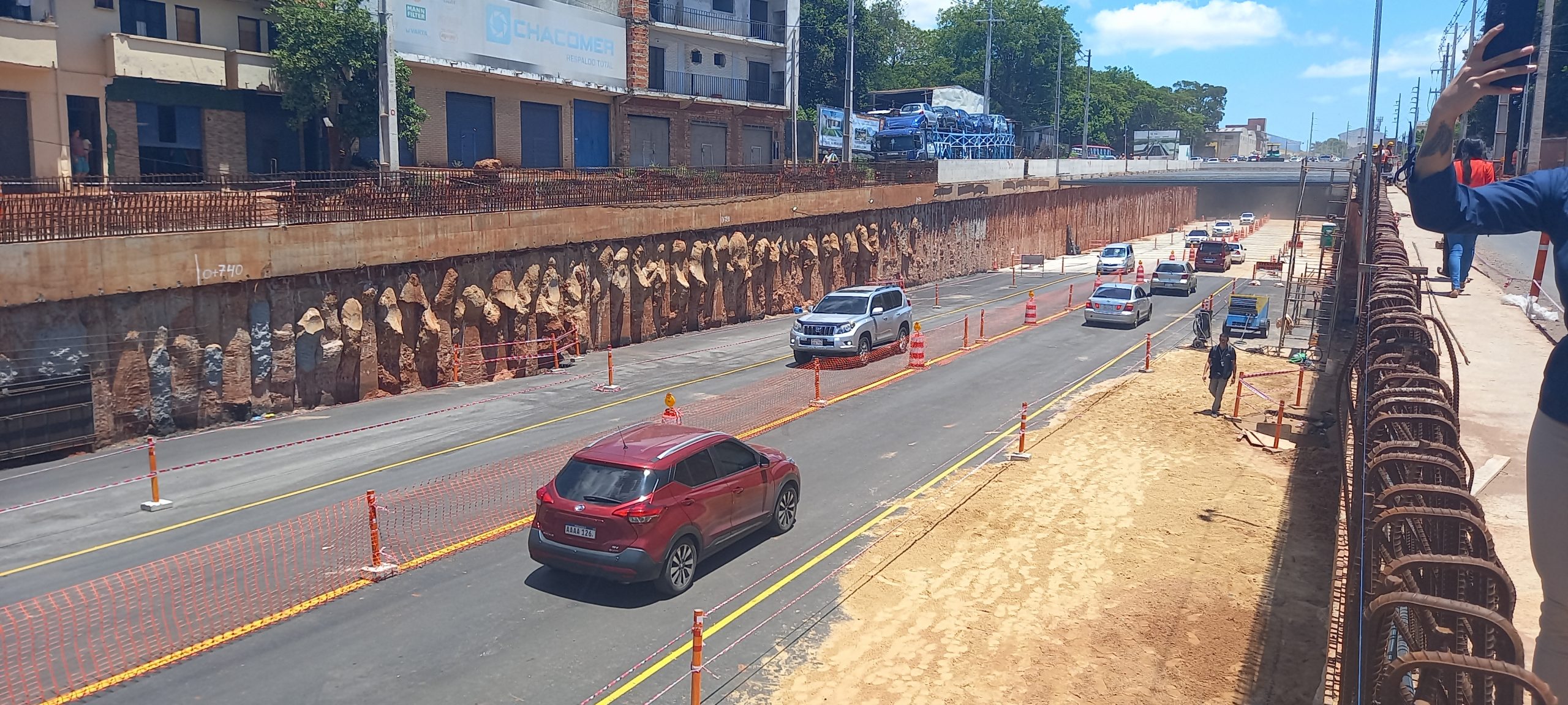 Este viernes al mediodía, se habilitó en forma preliminar el Túnel de Tres Bocas. Foto: Silvia Sosa