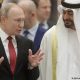 El presidente ruso, Vladimir Putin, y su homólogo de EAU, Mohamed bin Zayed Al Nahyan. Foto: DW