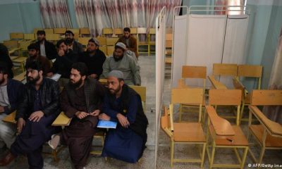 Una sala de clases en una universidad en Kandahar, Afganistán. Foto: DW