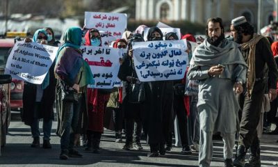 Mujeres protestan en Afganistán. Imagen de archivo. Foto: DW