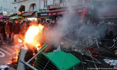 Manifestación de kurdos en Francia. Foto: DW