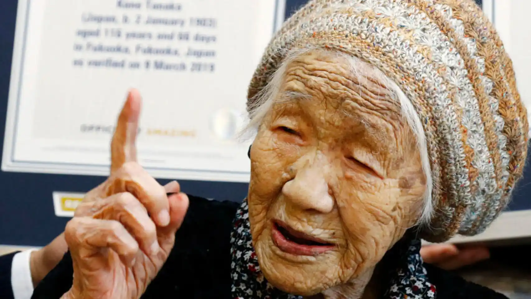 Kane Tanaka, la que hasta hace unos días era la persona más anciana del mundo. Foto: El Español